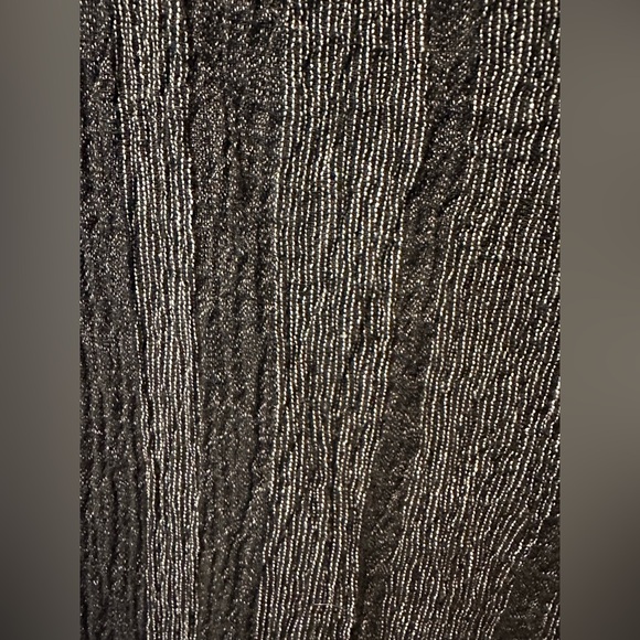 Gorgeous Khangura Black and Grey Open Front Linen Duster NWOT - Picture 7 of 8